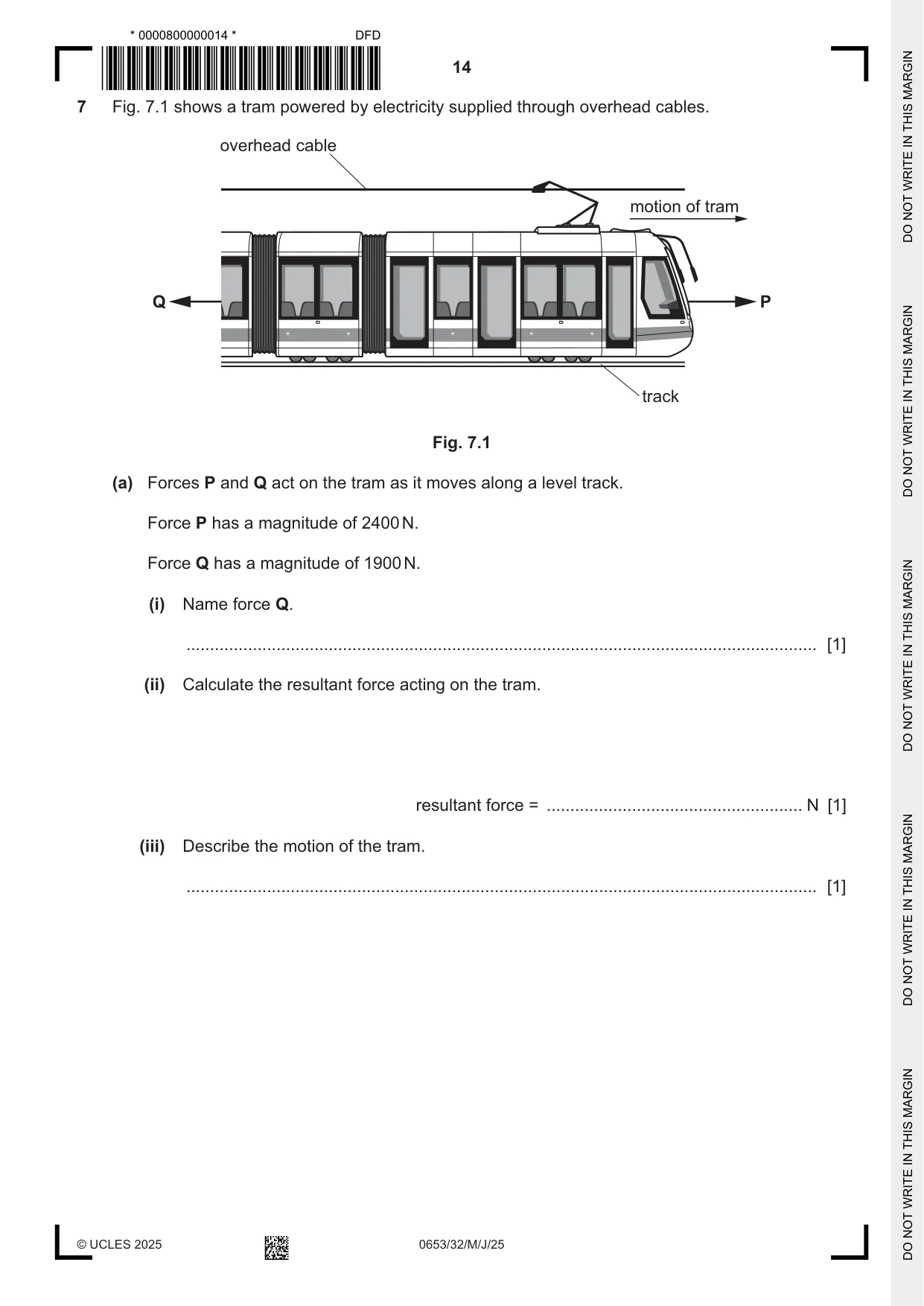 Cambridge IGCSE Science - Combined 0653 2025 May/June Paper 3 · Variant 2 question paper, page 14 of 20
