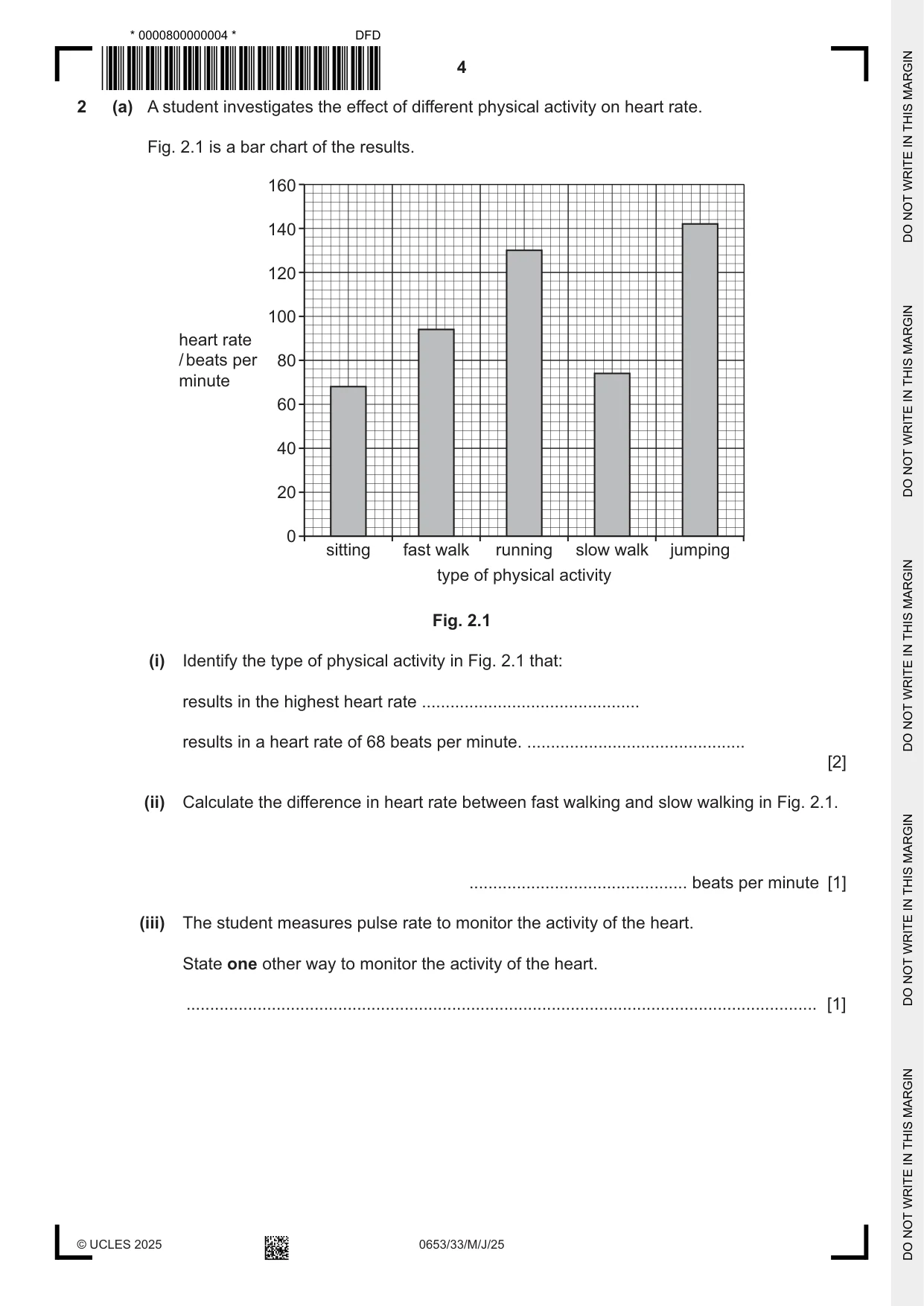 Cambridge IGCSE Science - Combined 0653 2025 May/June Paper 3 · Variant 3 question paper, page 4 of 20