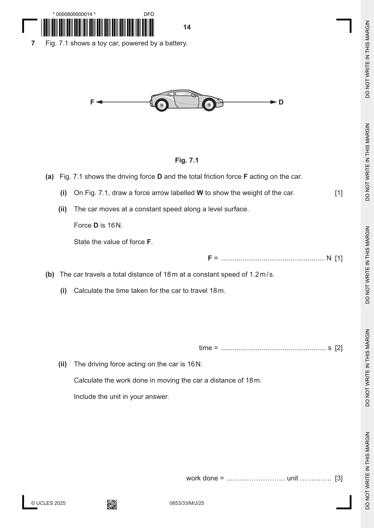 Cambridge IGCSE Science - Combined 0653 2025 May/June Paper 3 · Variant 3 question paper, page 14 of 20