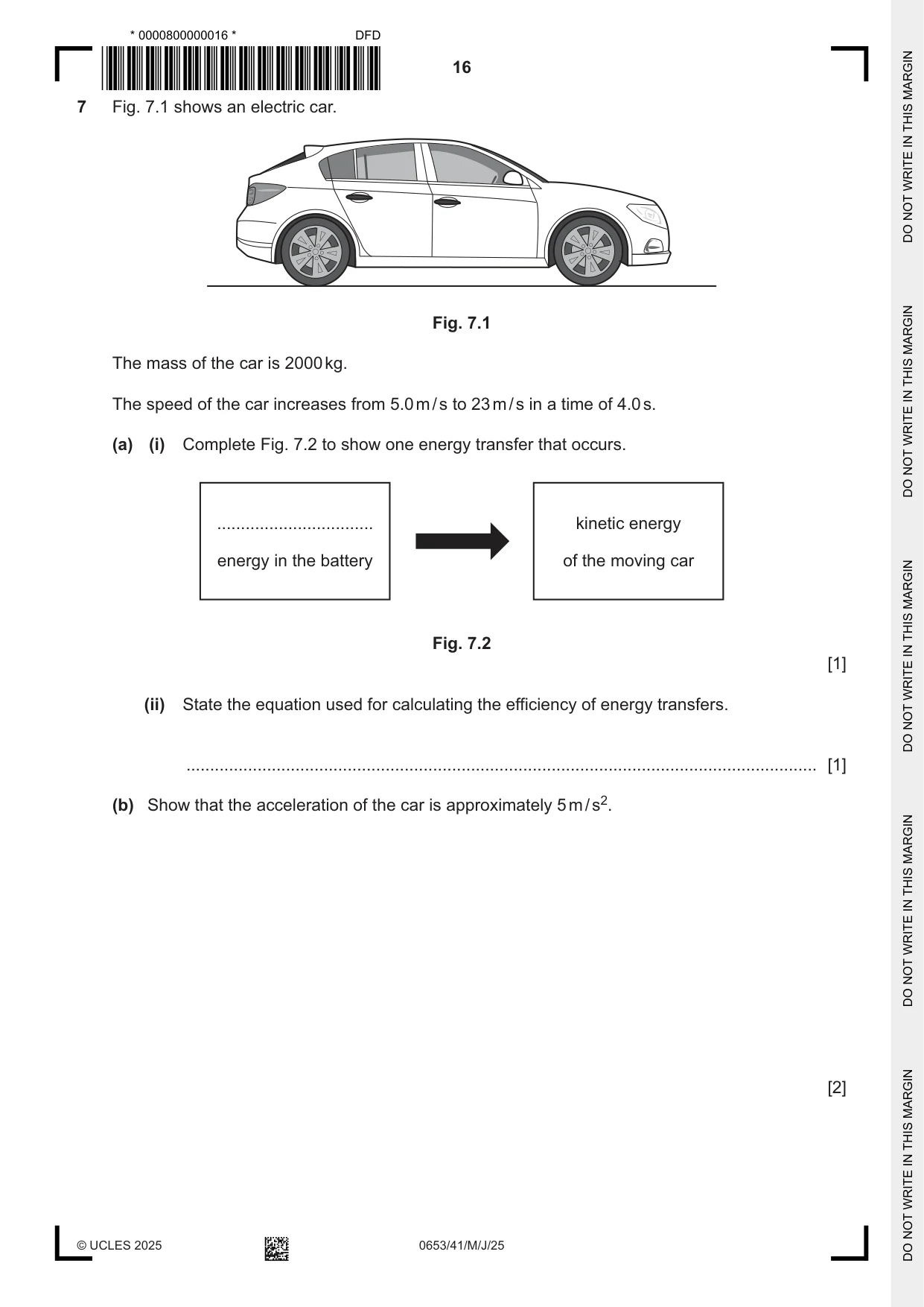 Cambridge IGCSE Science - Combined 0653 2025 May/June Paper 4 · Variant 1 question paper, page 16 of 24