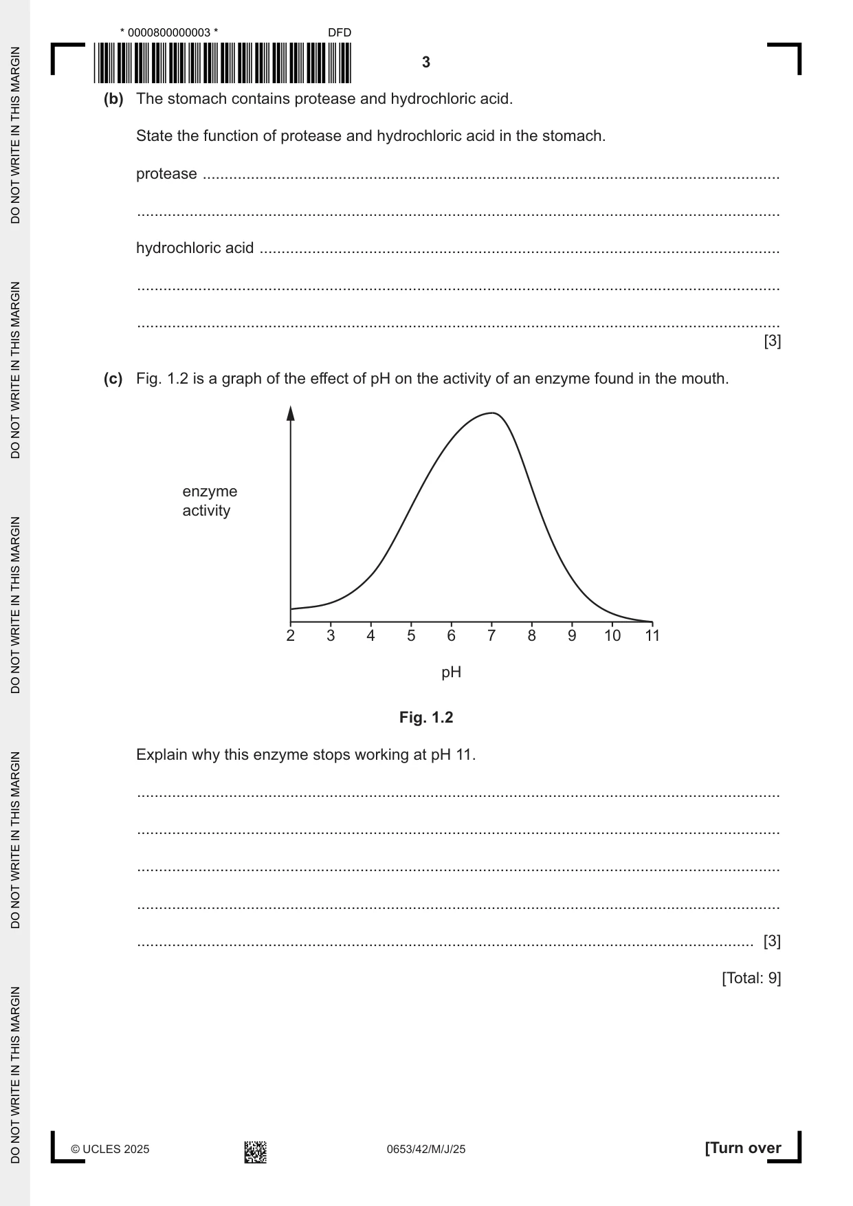 Cambridge IGCSE Science - Combined 0653 2025 May/June Paper 4 · Variant 2 question paper, page 3 of 20