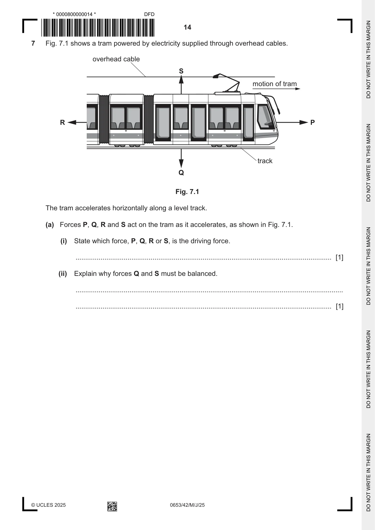 Cambridge IGCSE Science - Combined 0653 2025 May/June Paper 4 · Variant 2 question paper, page 14 of 20