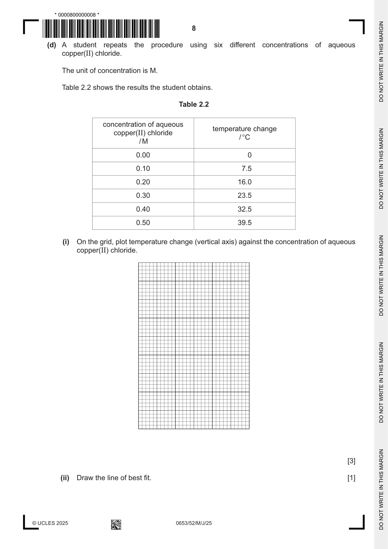 Cambridge IGCSE Science - Combined 0653 2025 May/June Paper 5 · Variant 2 question paper, page 8 of 16