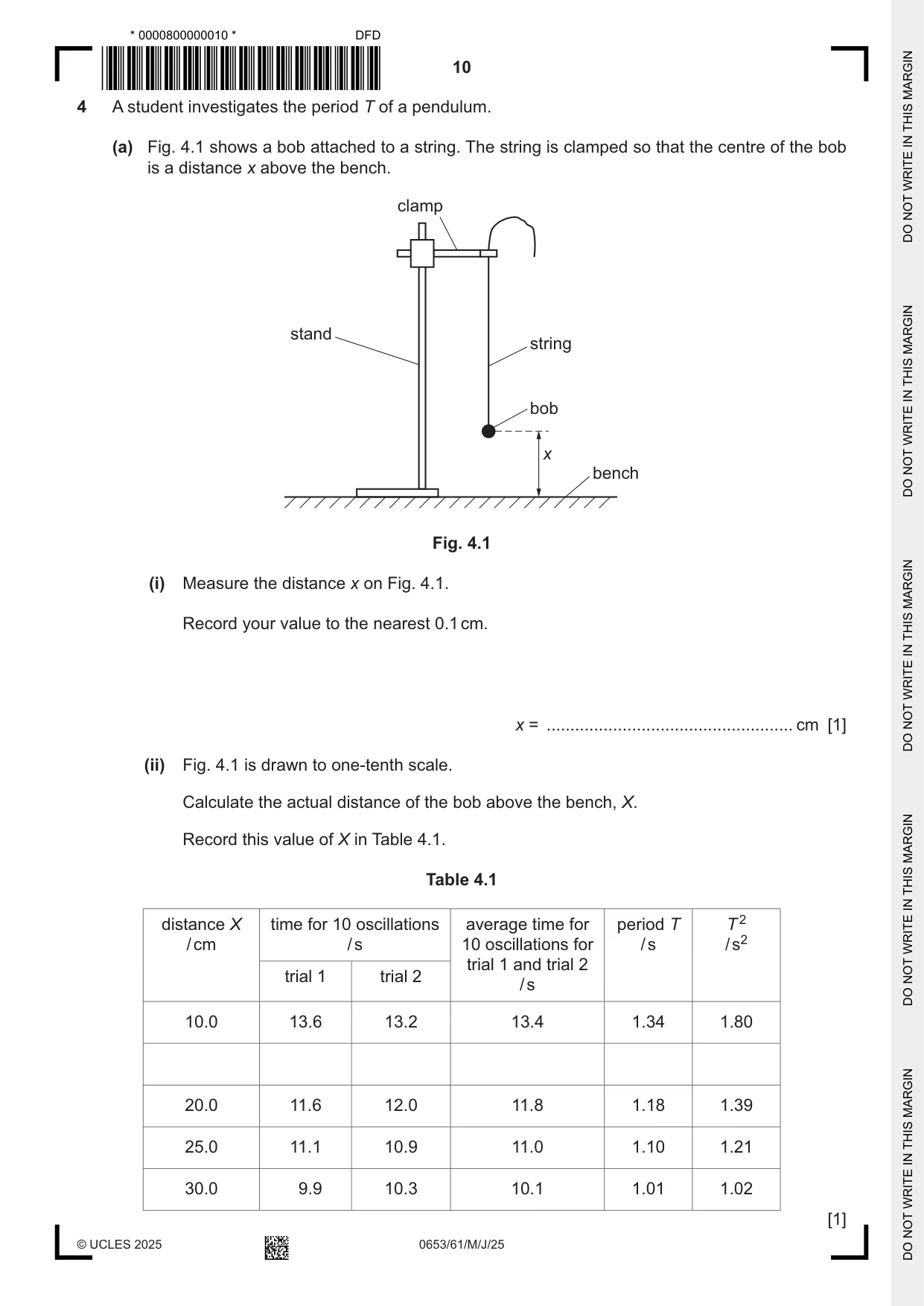 Cambridge IGCSE Science - Combined 0653 2025 May/June Paper 6 · Variant 1 question paper, page 10 of 16