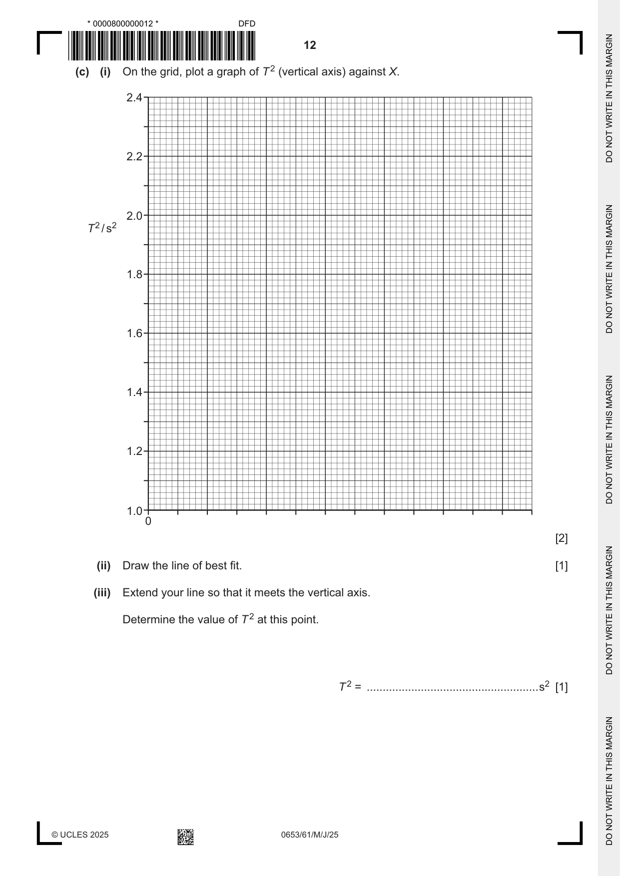 Cambridge IGCSE Science - Combined 0653 2025 May/June Paper 6 · Variant 1 question paper, page 12 of 16