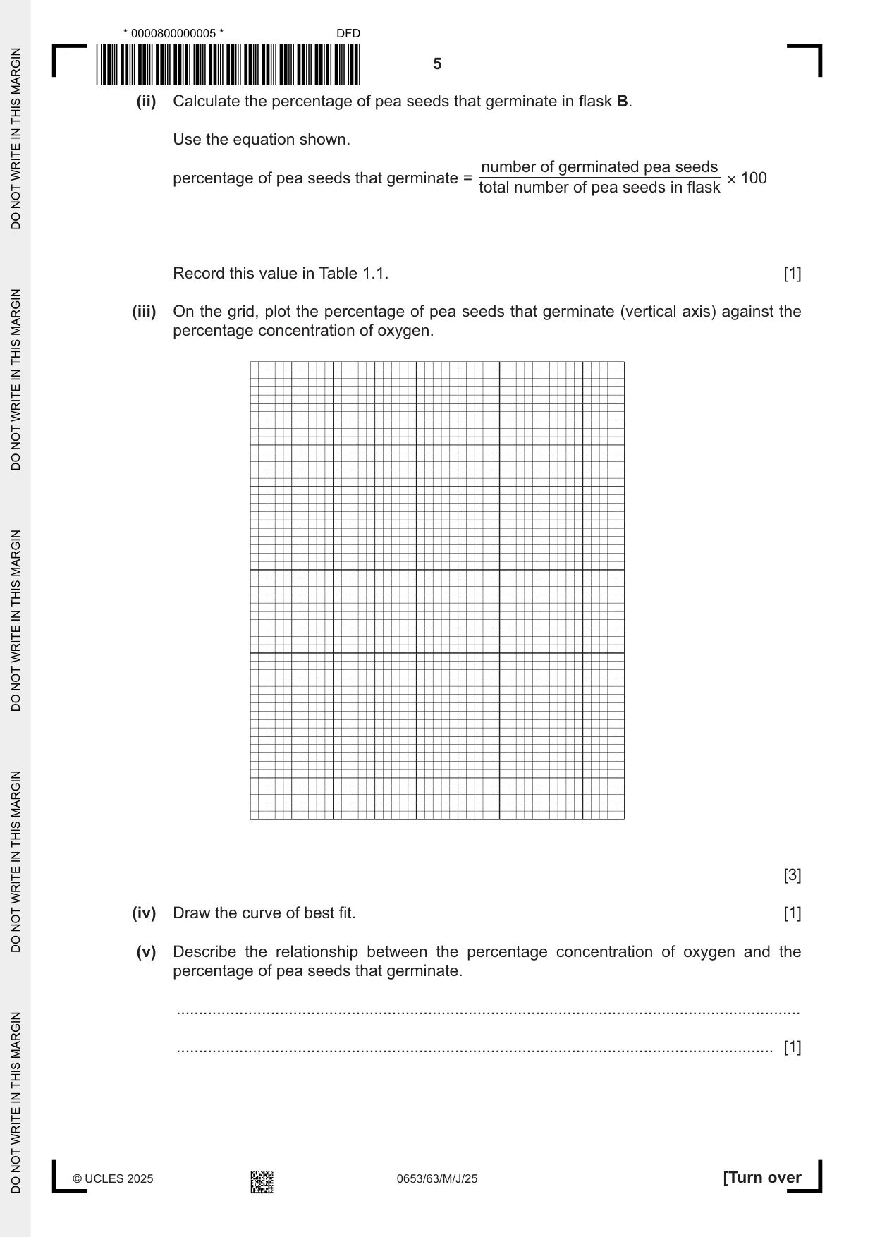 Cambridge IGCSE Science - Combined 0653 2025 May/June Paper 6 · Variant 3 question paper, page 5 of 16