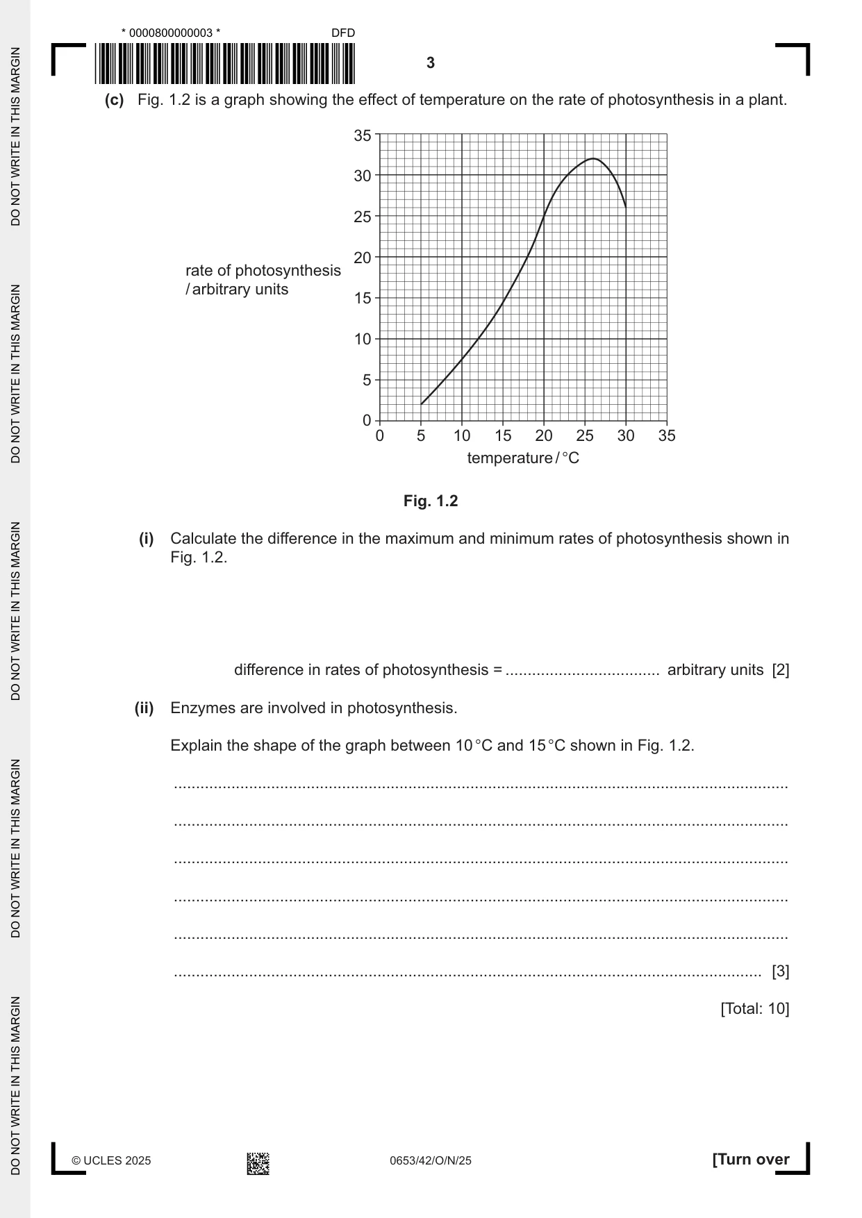 Cambridge IGCSE Science - Combined 0653 2025 Oct/Nov Paper 4 · Variant 2 question paper, page 3 of 20
