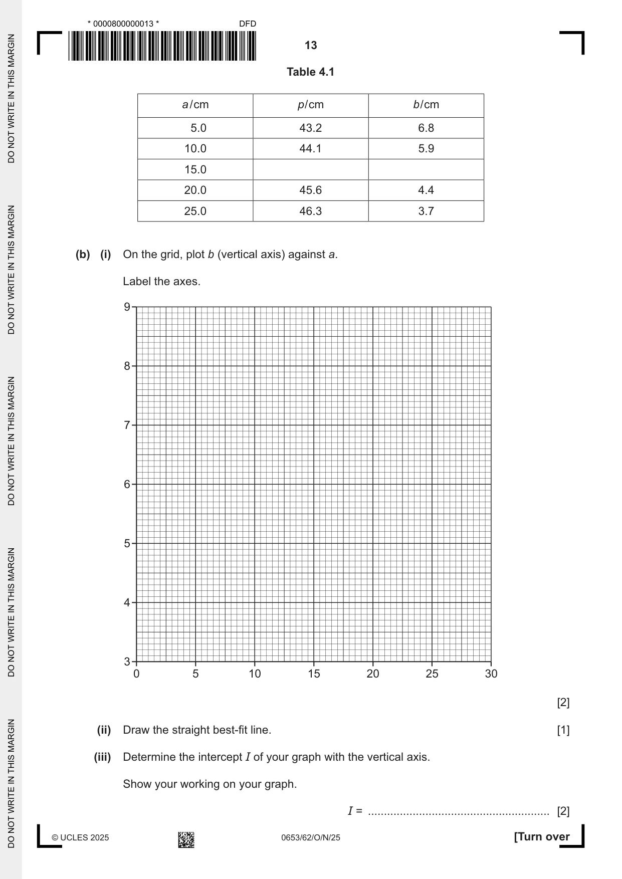 Cambridge IGCSE Science - Combined 0653 2025 Oct/Nov Paper 6 · Variant 2 question paper, page 13 of 16