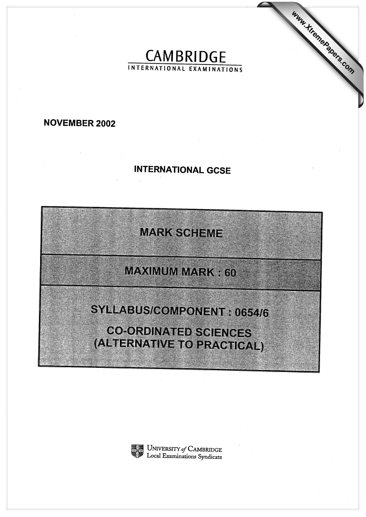 Mark scheme, page 1 of 4