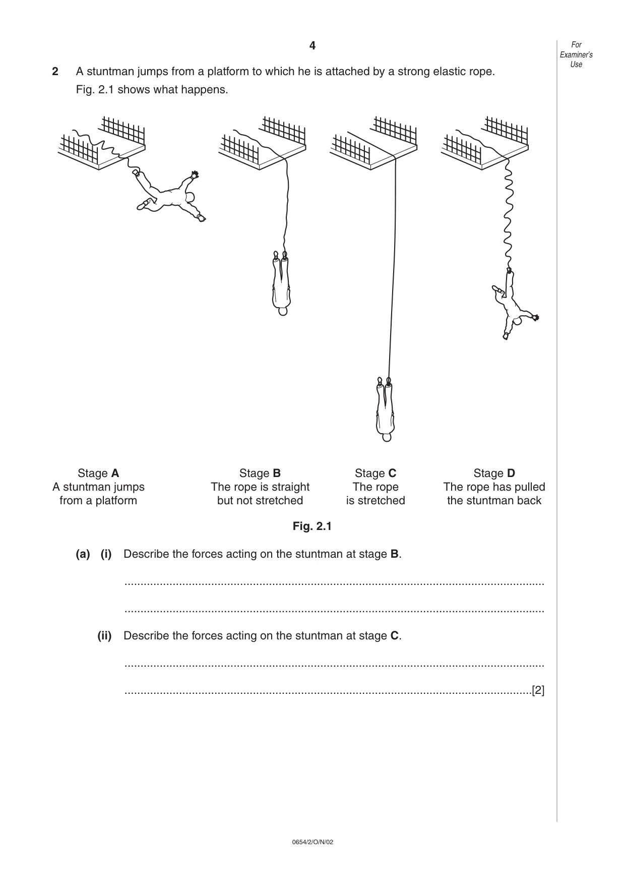 Cambridge IGCSE Sciences - Co-ordinated (Double) 0654 2002 Oct/Nov Paper 2 · Variant 1 question paper, page 4 of 20