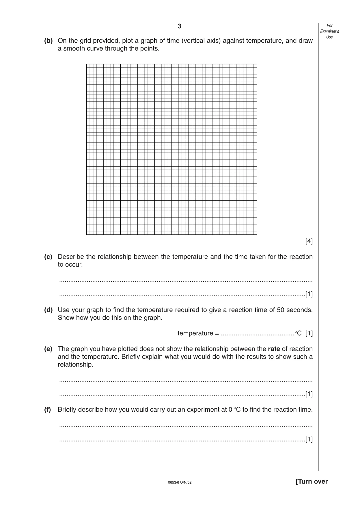 Cambridge IGCSE Sciences - Co-ordinated (Double) 0654 2002 Oct/Nov Paper 6 · Variant 1 question paper, page 3 of 12