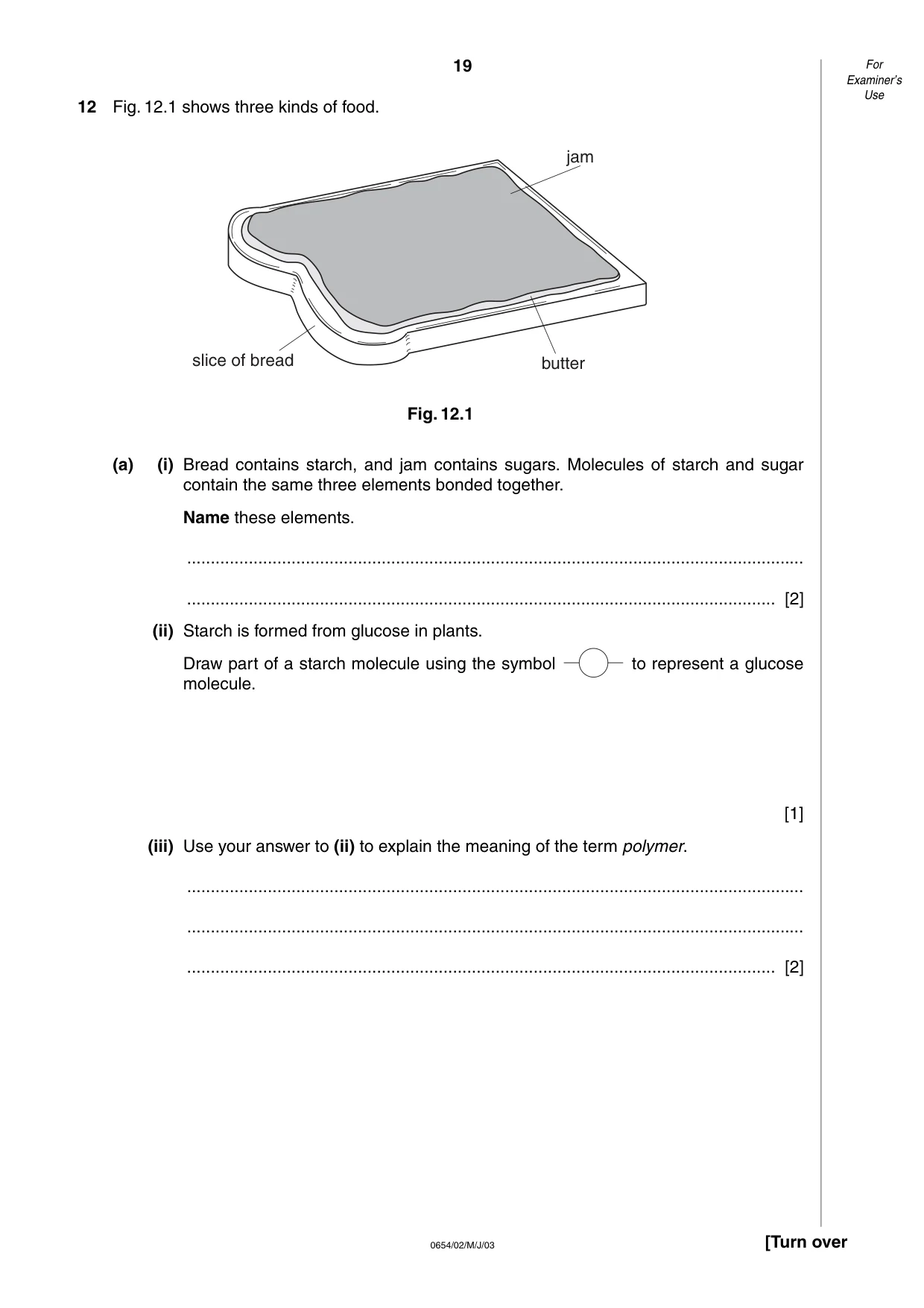 Cambridge IGCSE Sciences - Co-ordinated (Double) 0654 2003 May/June Paper 2 · Variant 1 question paper, page 19 of 24