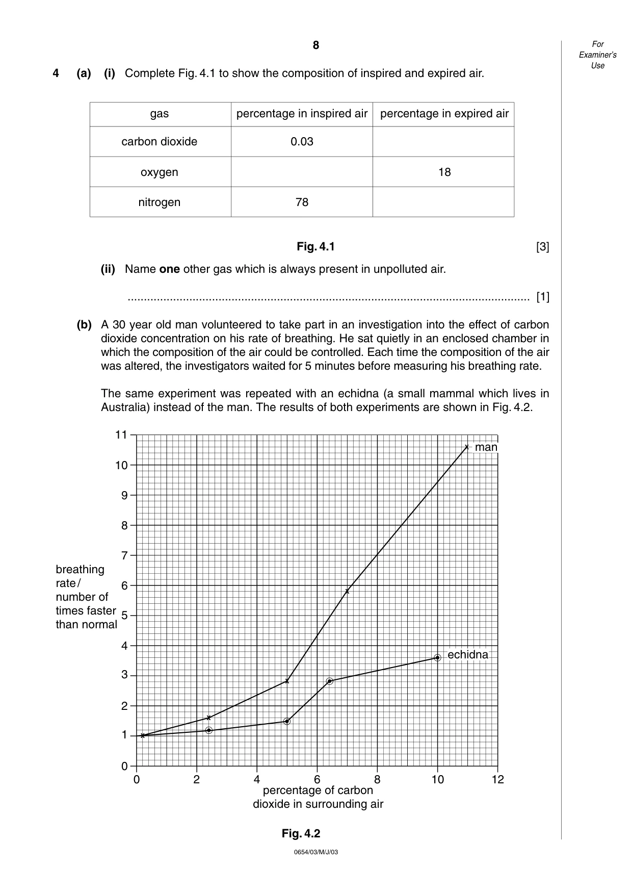 Cambridge IGCSE Sciences - Co-ordinated (Double) 0654 2003 May/June Paper 3 · Variant 1 question paper, page 8 of 24