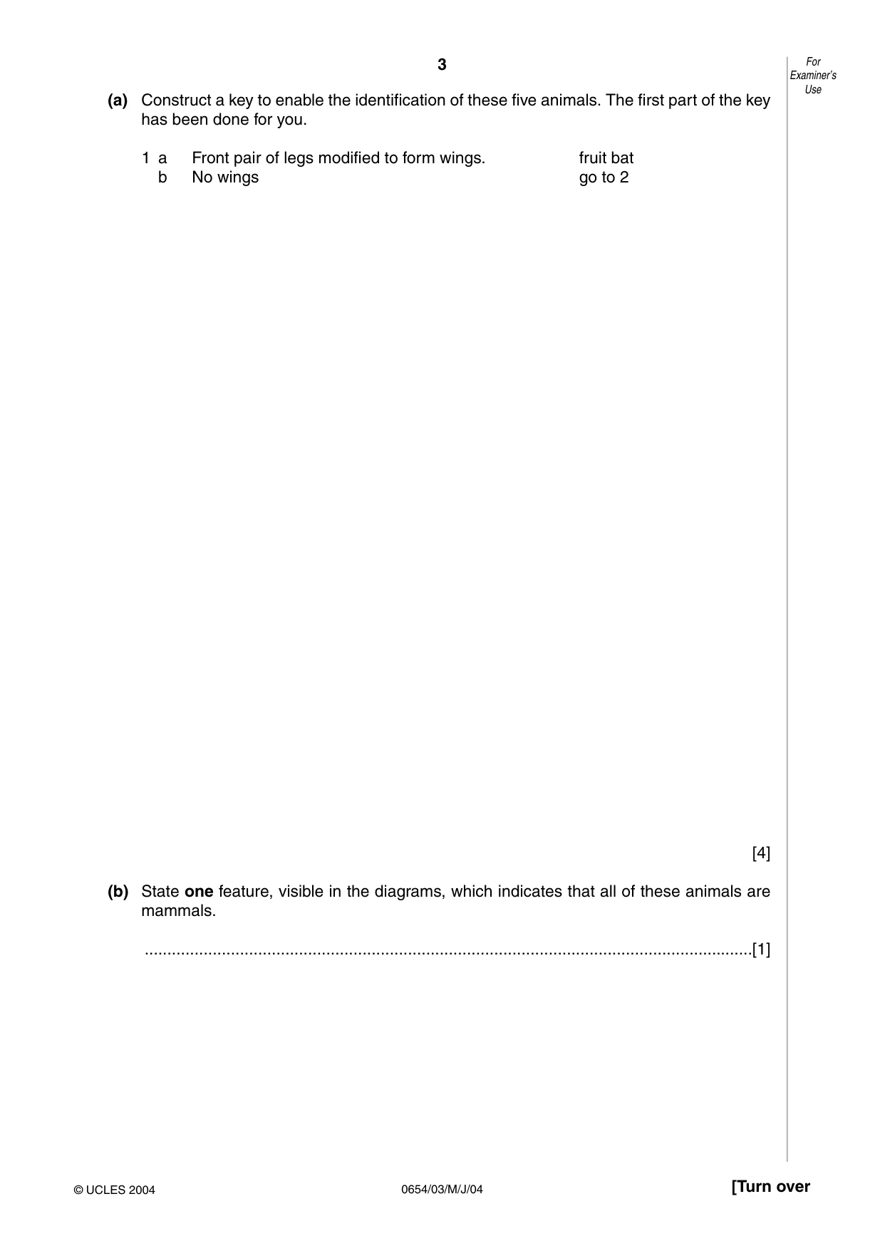 Cambridge IGCSE Sciences - Co-ordinated (Double) 0654 2004 May/June Paper 3 · Variant 1 question paper, page 3 of 24