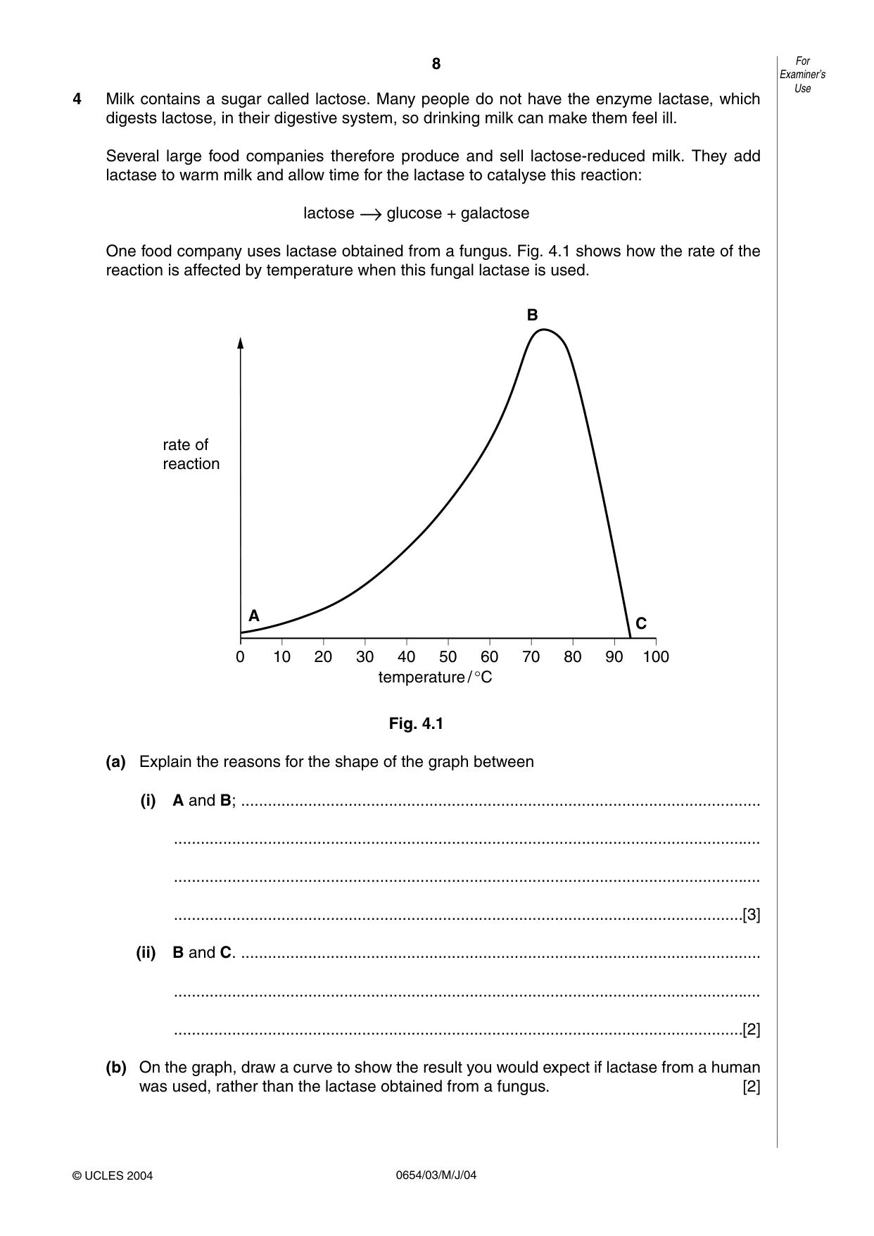 Cambridge IGCSE Sciences - Co-ordinated (Double) 0654 2004 May/June Paper 3 · Variant 1 question paper, page 8 of 24