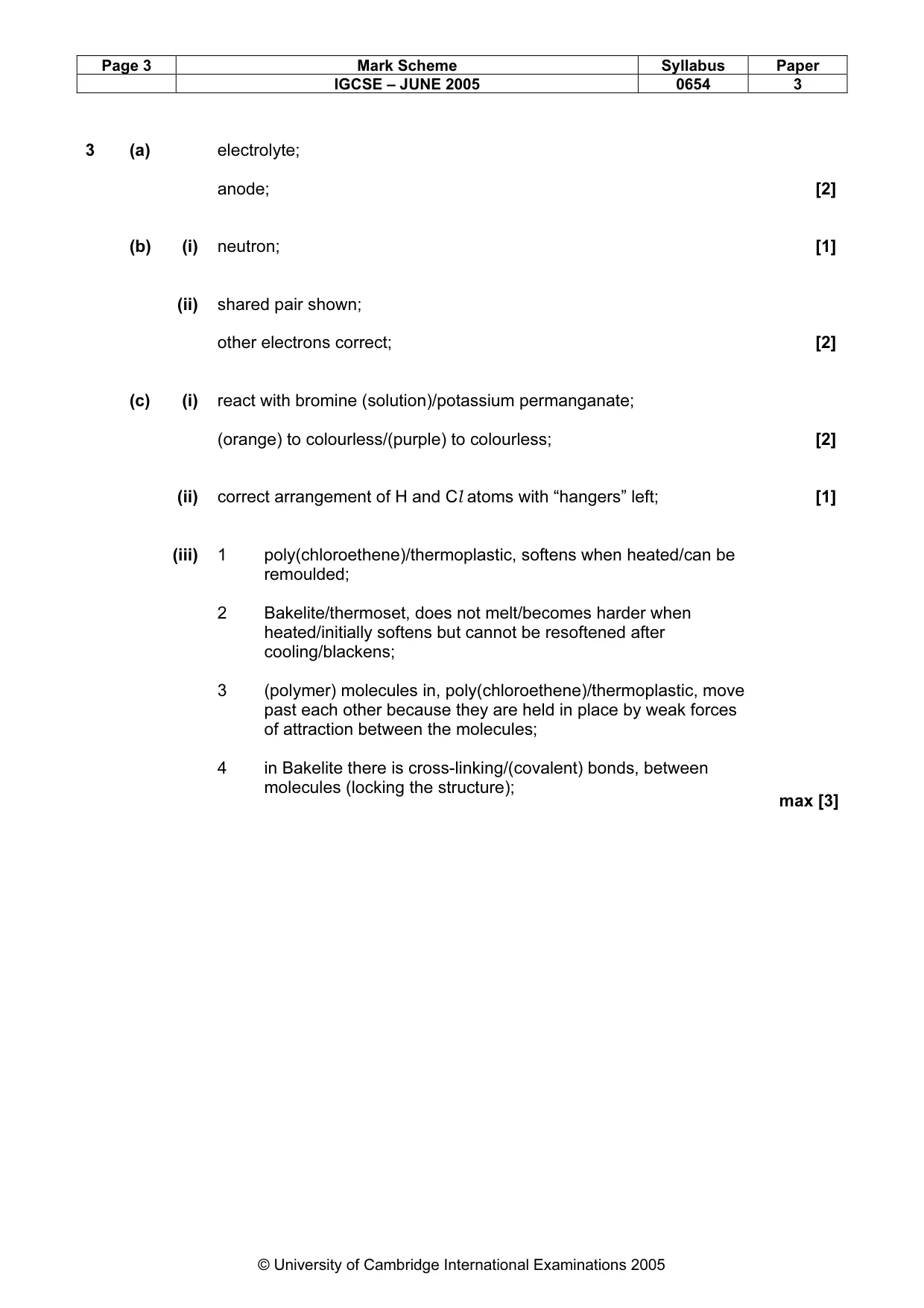 Mark scheme, page 6 of 12
