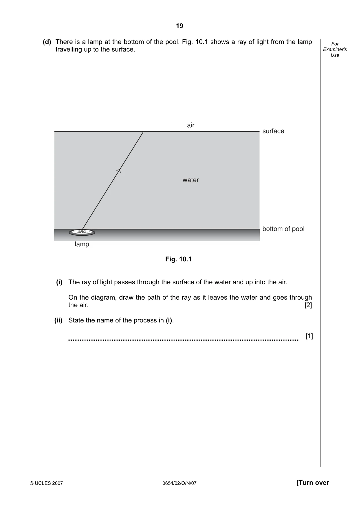 Cambridge IGCSE Sciences - Co-ordinated (Double) 0654 2007 Oct/Nov Paper 2 · Variant 1 question paper, page 19 of 24
