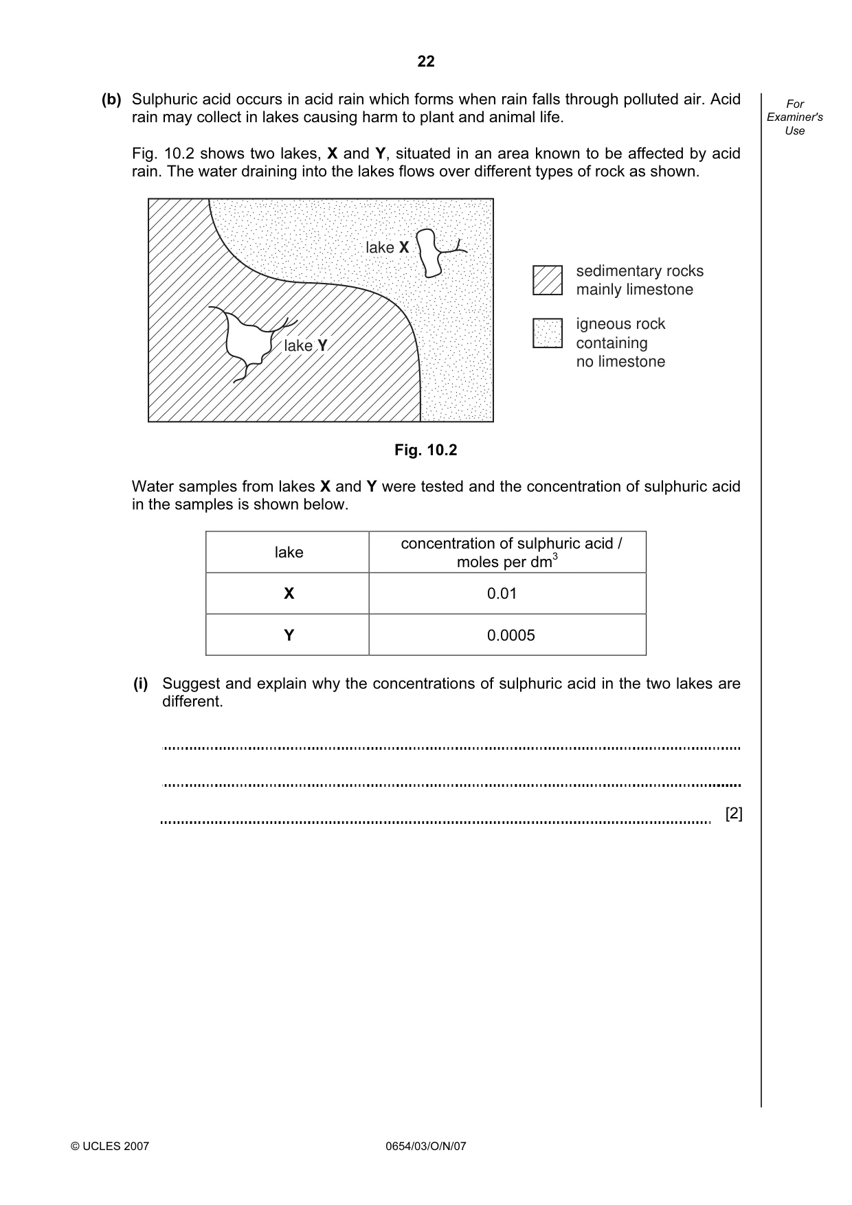 Cambridge IGCSE Sciences - Co-ordinated (Double) 0654 2007 Oct/Nov Paper 3 · Variant 1 question paper, page 22 of 24