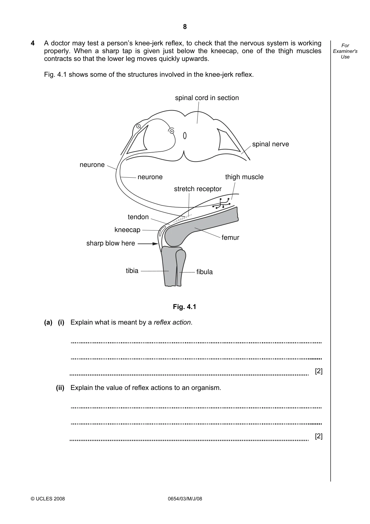Cambridge IGCSE Sciences - Co-ordinated (Double) 0654 2008 May/June Paper 3 · Variant 1 question paper, page 8 of 24