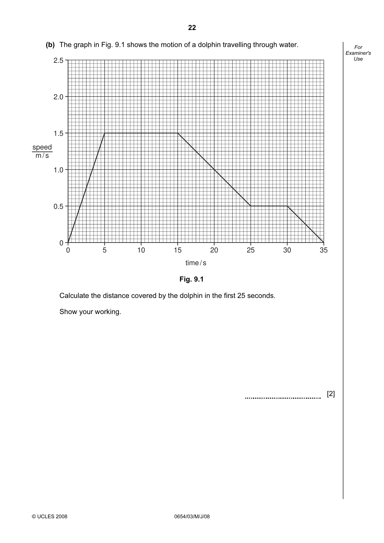 Cambridge IGCSE Sciences - Co-ordinated (Double) 0654 2008 May/June Paper 3 · Variant 1 question paper, page 22 of 24