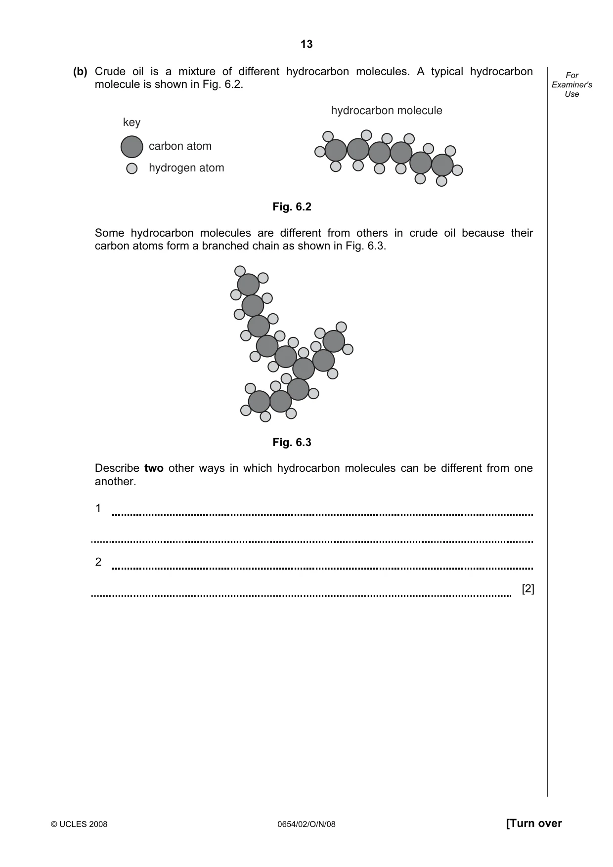 Cambridge IGCSE Sciences - Co-ordinated (Double) 0654 2008 Oct/Nov Paper 2 · Variant 1 question paper, page 13 of 28