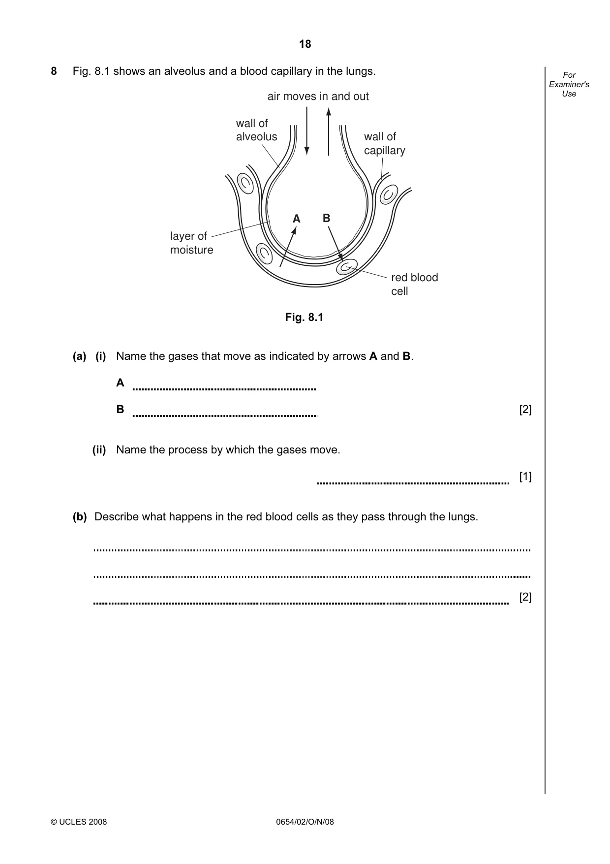 Cambridge IGCSE Sciences - Co-ordinated (Double) 0654 2008 Oct/Nov Paper 2 · Variant 1 question paper, page 18 of 28
