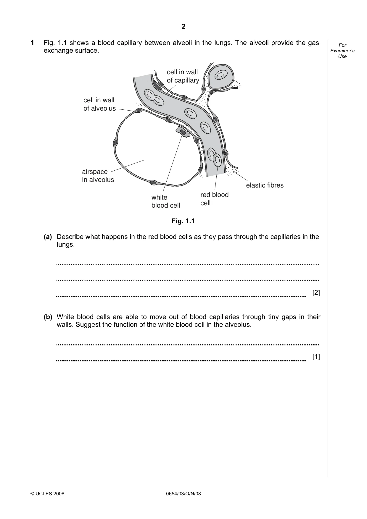 Cambridge IGCSE Sciences - Co-ordinated (Double) 0654 2008 Oct/Nov Paper 3 · Variant 1 question paper, page 2 of 28