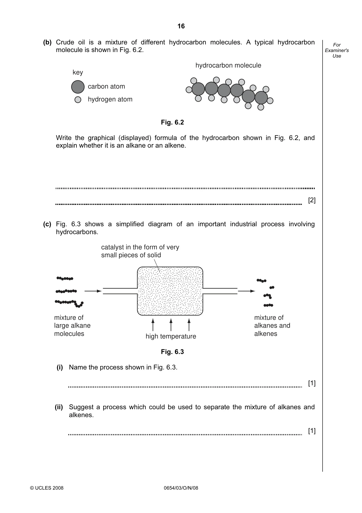Cambridge IGCSE Sciences - Co-ordinated (Double) 0654 2008 Oct/Nov Paper 3 · Variant 1 question paper, page 16 of 28