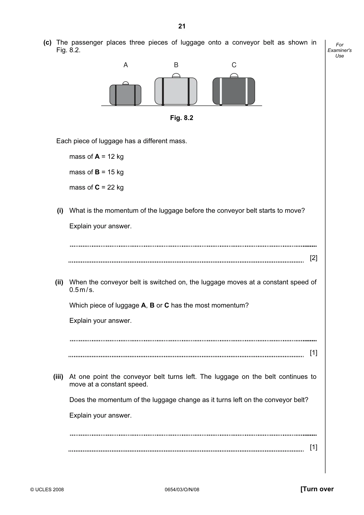 Cambridge IGCSE Sciences - Co-ordinated (Double) 0654 2008 Oct/Nov Paper 3 · Variant 1 question paper, page 21 of 28