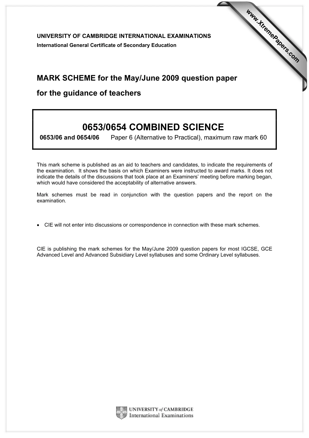 Mark scheme, page 1 of 4