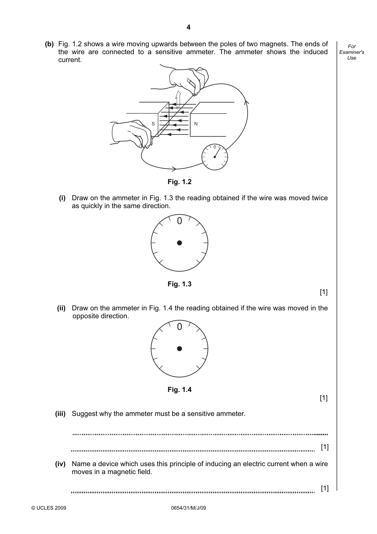 Cambridge IGCSE Sciences - Co-ordinated (Double) 0654 2009 May/June Paper 3 · Variant 1 question paper, page 5 of 57