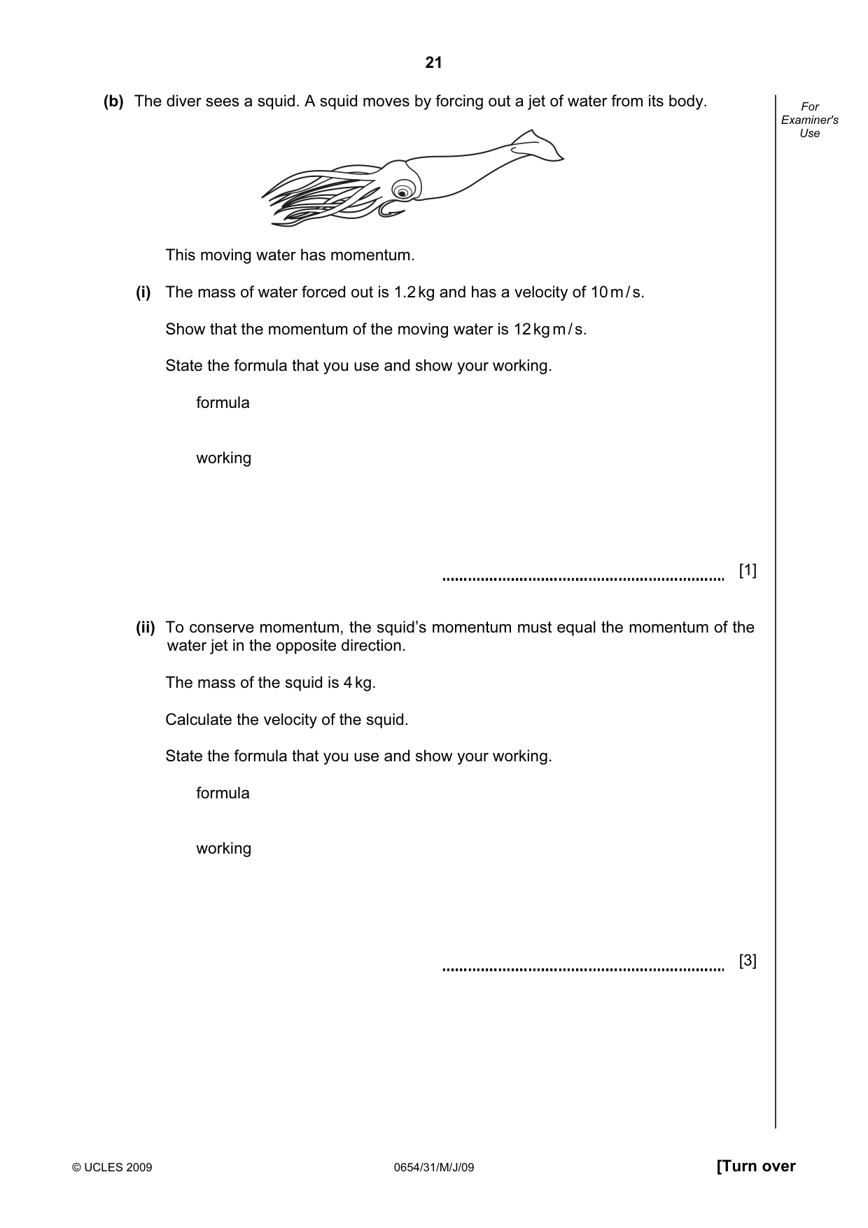 Cambridge IGCSE Sciences - Co-ordinated (Double) 0654 2009 May/June Paper 3 · Variant 1 question paper, page 22 of 57