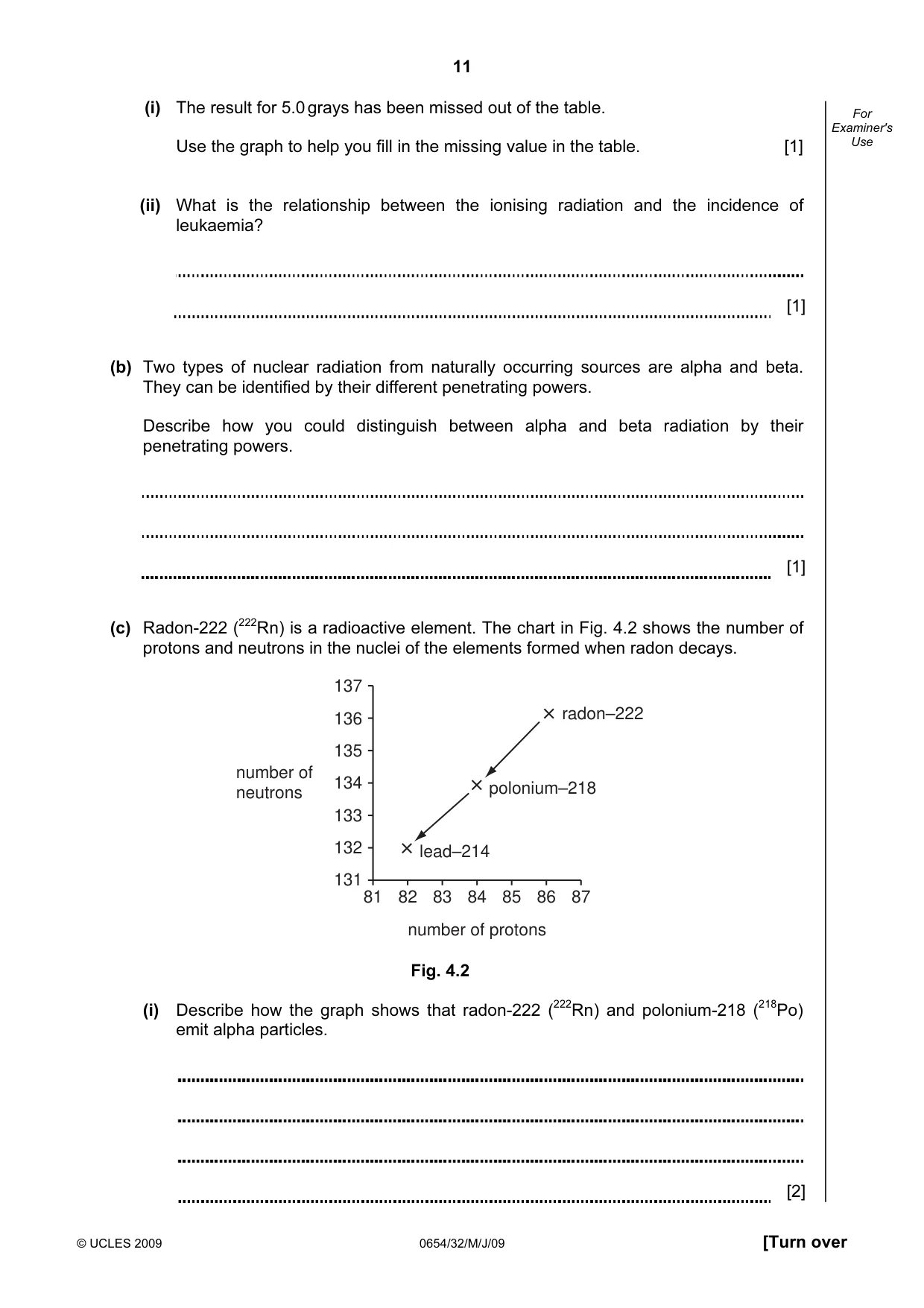 Cambridge IGCSE Sciences - Co-ordinated (Double) 0654 2009 May/June Paper 3 · Variant 1 question paper, page 40 of 57
