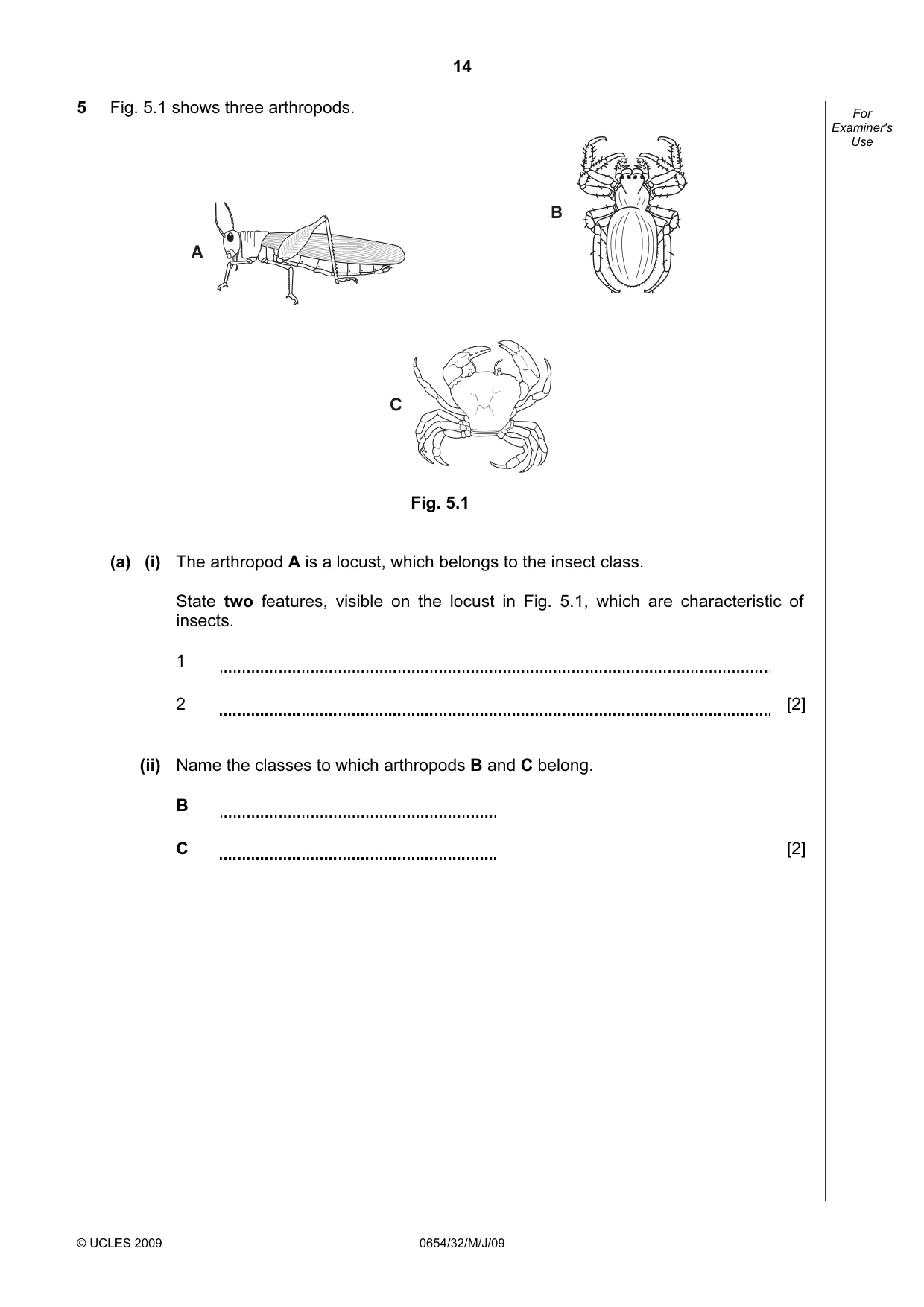 Cambridge IGCSE Sciences - Co-ordinated (Double) 0654 2009 May/June Paper 3 · Variant 1 question paper, page 43 of 57