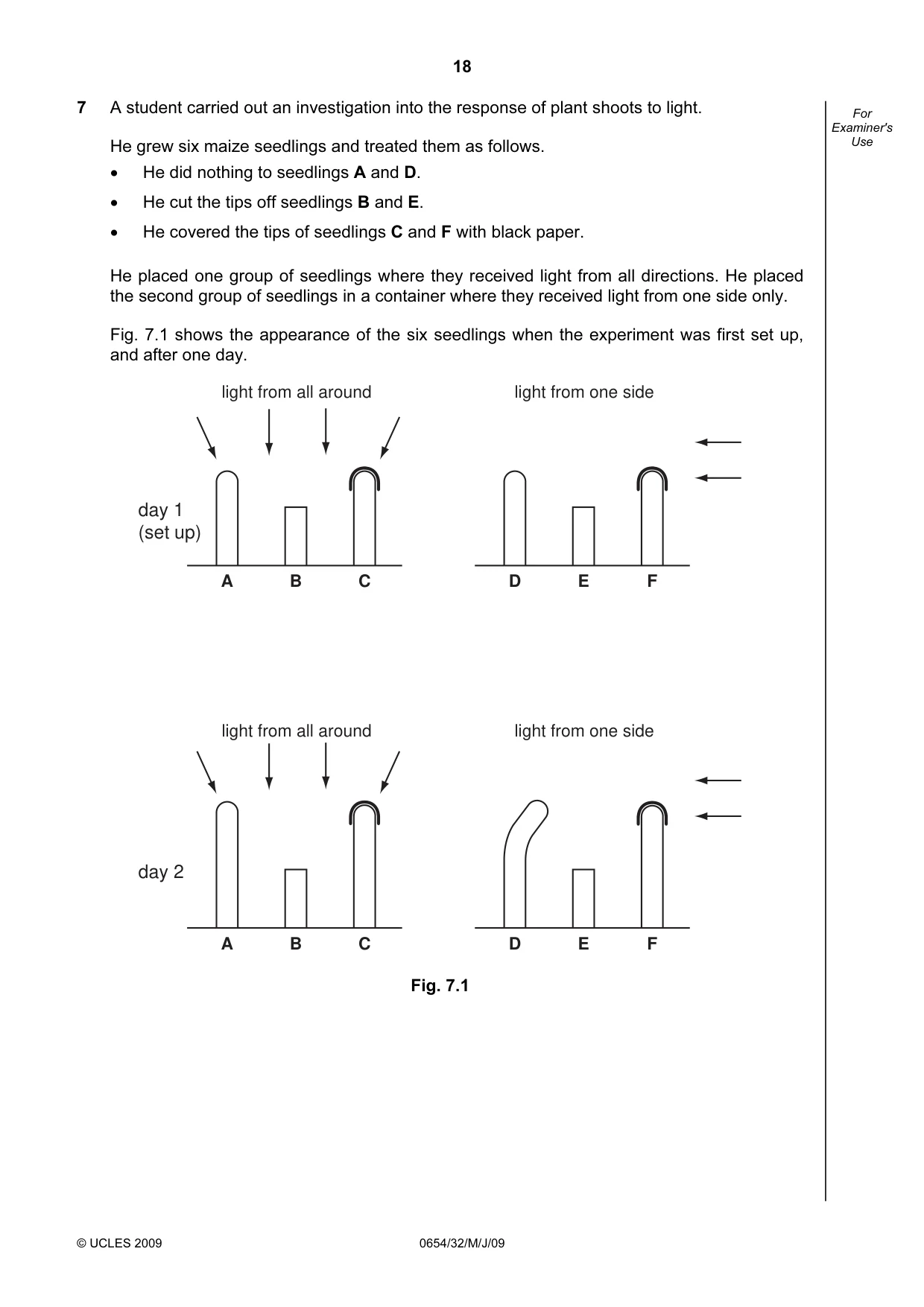 Cambridge IGCSE Sciences - Co-ordinated (Double) 0654 2009 May/June Paper 3 · Variant 1 question paper, page 47 of 57