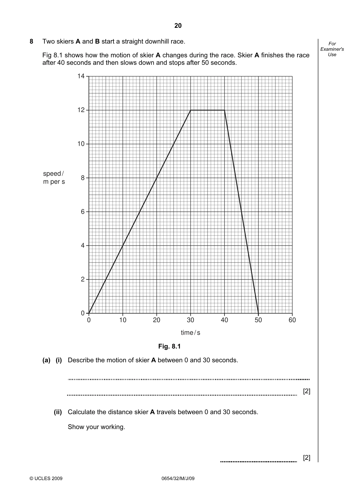 Cambridge IGCSE Sciences - Co-ordinated (Double) 0654 2009 May/June Paper 3 · Variant 1 question paper, page 49 of 57