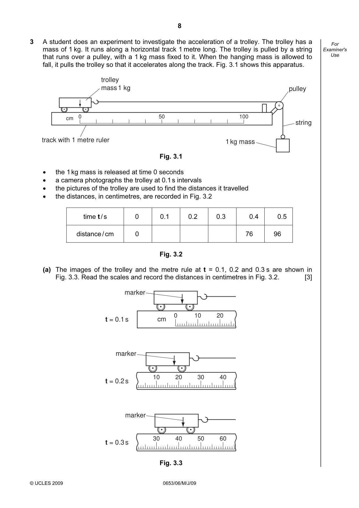 Cambridge IGCSE Sciences - Co-ordinated (Double) 0654 2009 May/June Paper 6 · Variant 1 question paper, page 8 of 20