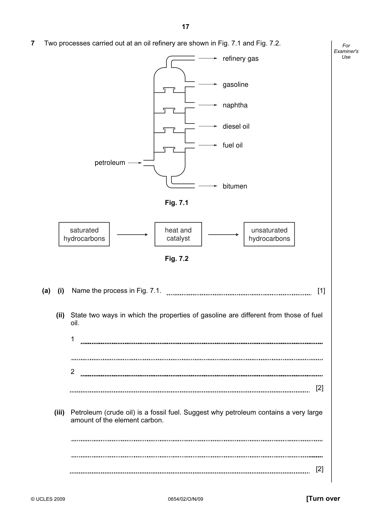 Cambridge IGCSE Sciences - Co-ordinated (Double) 0654 2009 Oct/Nov Paper 2 · Variant 1 question paper, page 17 of 24