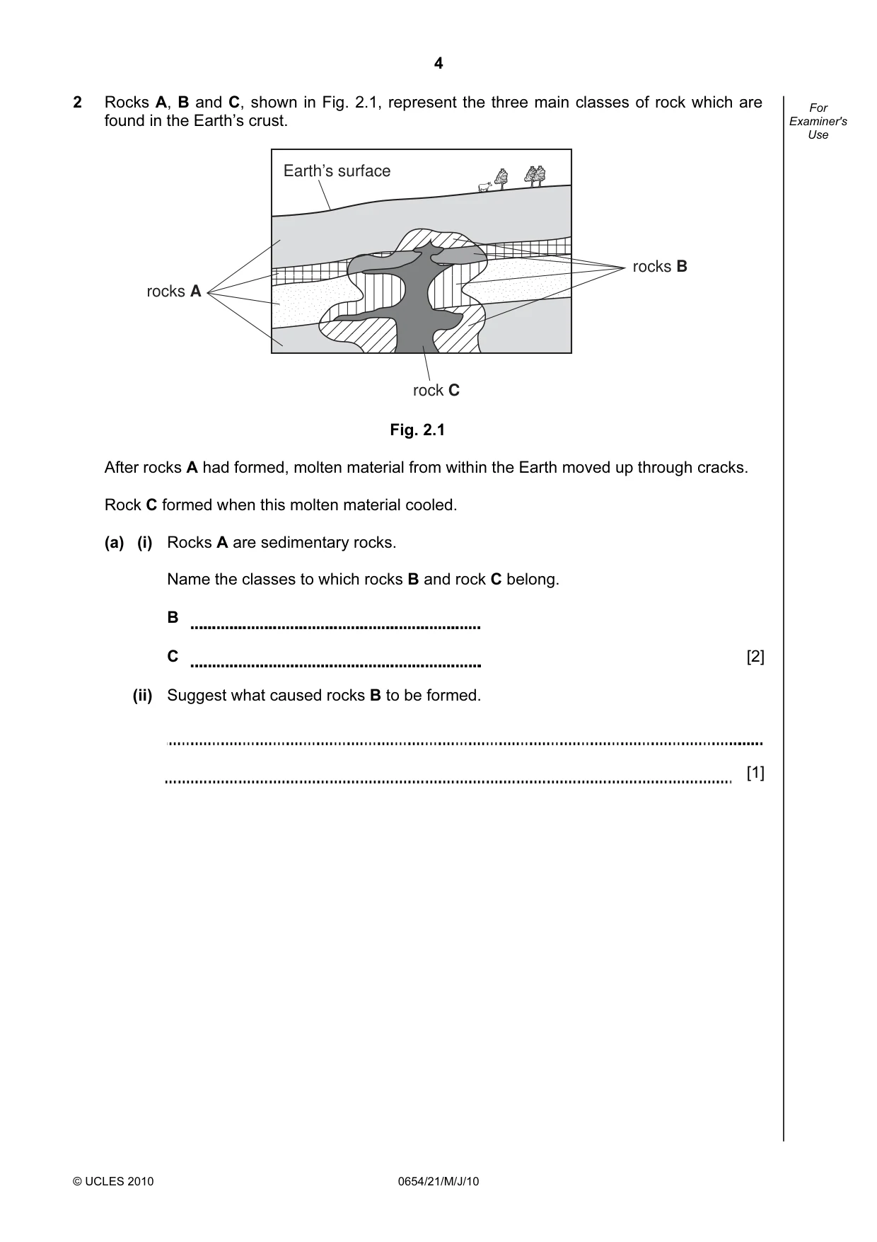 Cambridge IGCSE Sciences - Co-ordinated (Double) 0654 2010 May/June Paper 2 · Variant 1 question paper, page 4 of 24