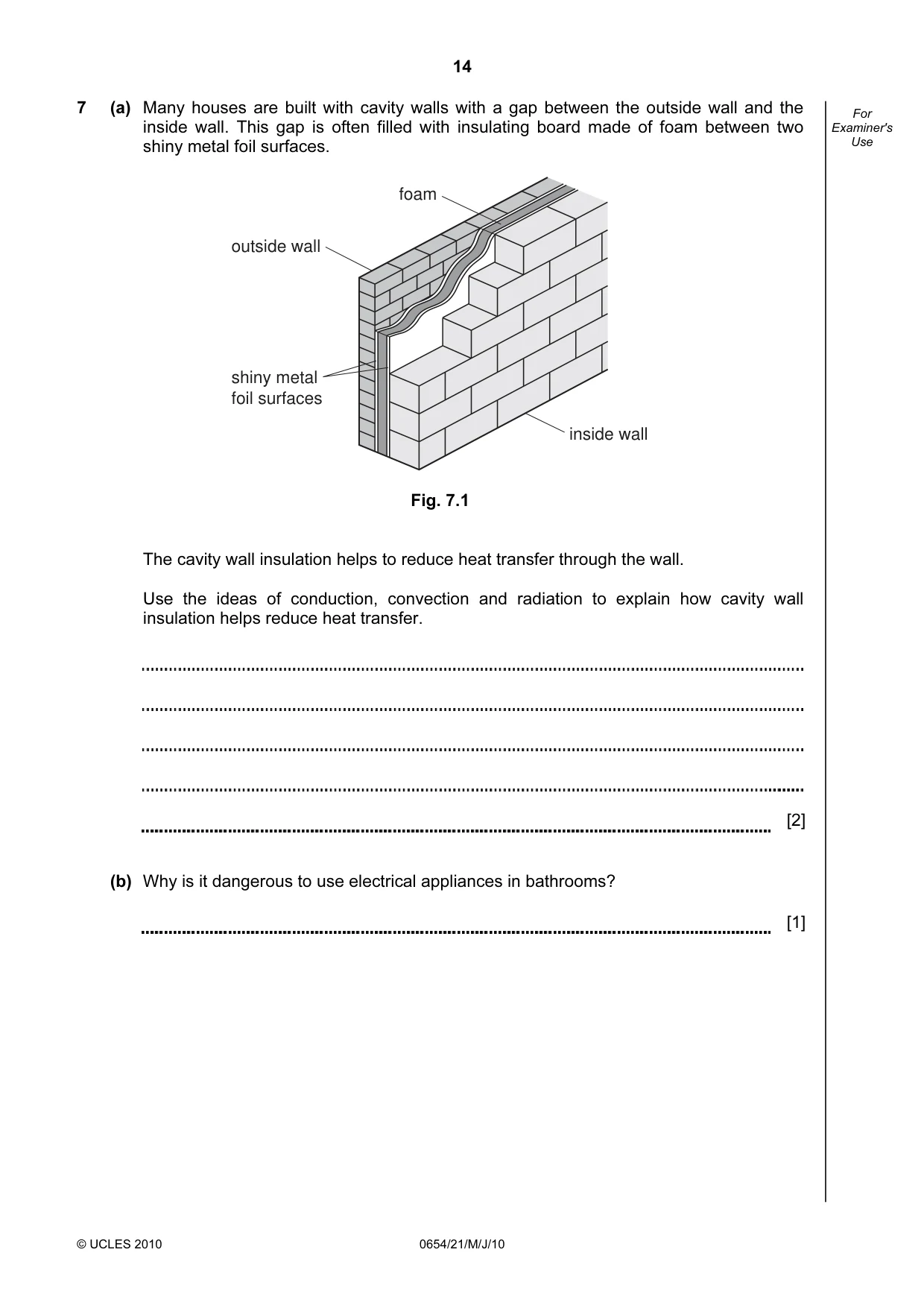 Cambridge IGCSE Sciences - Co-ordinated (Double) 0654 2010 May/June Paper 2 · Variant 1 question paper, page 14 of 24