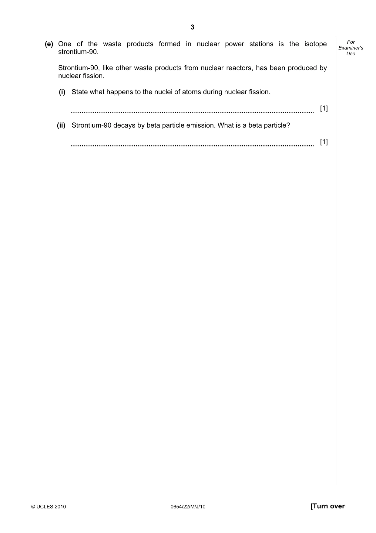 Cambridge IGCSE Sciences - Co-ordinated (Double) 0654 2010 May/June Paper 2 · Variant 2 question paper, page 3 of 24