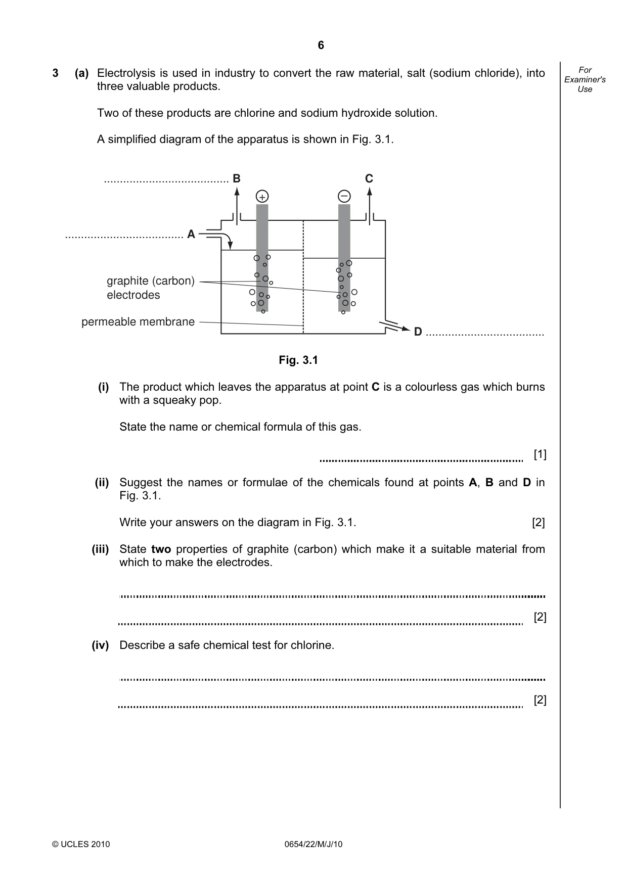 Cambridge IGCSE Sciences - Co-ordinated (Double) 0654 2010 May/June Paper 2 · Variant 2 question paper, page 6 of 24