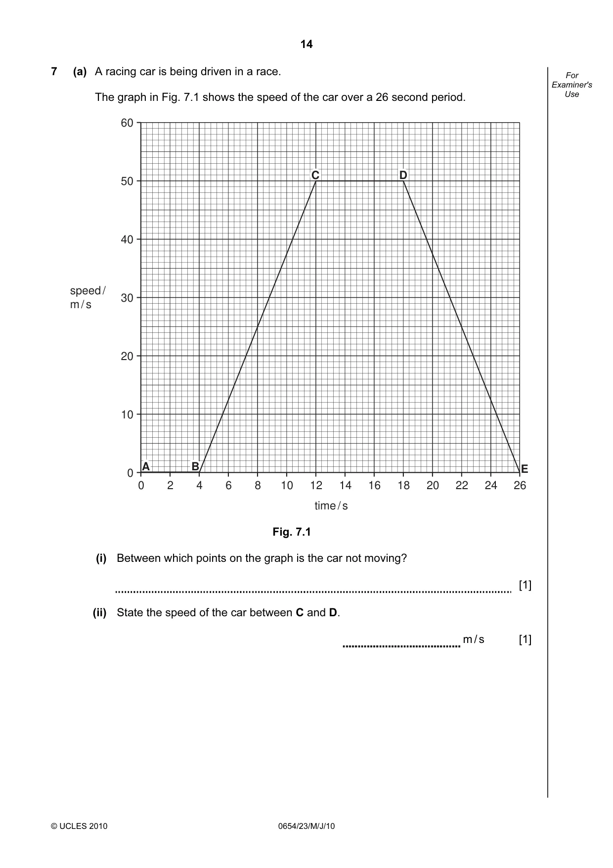 Cambridge IGCSE Sciences - Co-ordinated (Double) 0654 2010 May/June Paper 2 · Variant 3 question paper, page 14 of 24