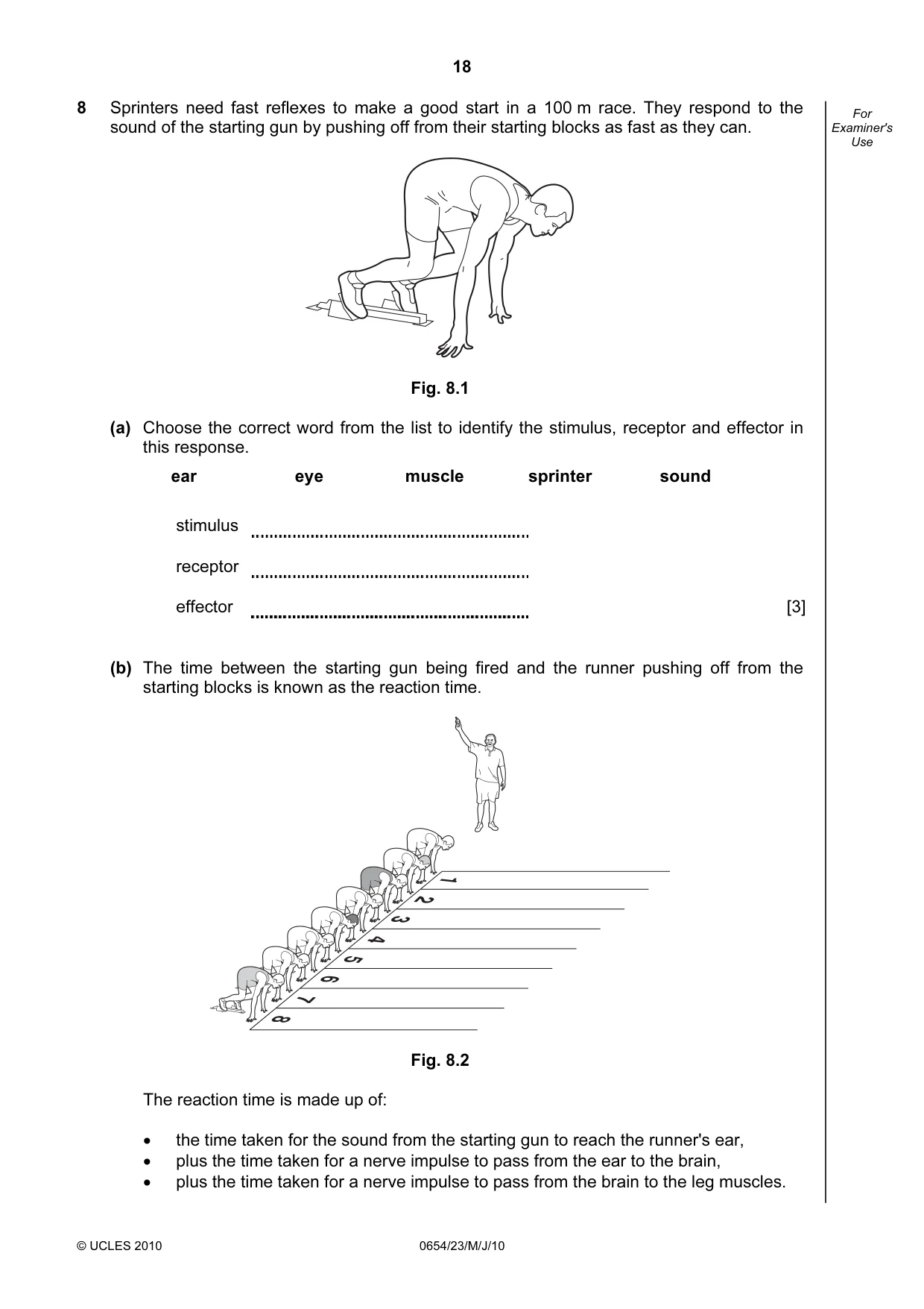 Cambridge IGCSE Sciences - Co-ordinated (Double) 0654 2010 May/June Paper 2 · Variant 3 question paper, page 18 of 24