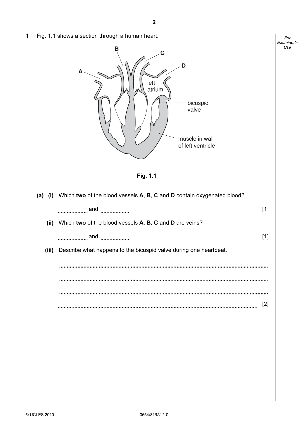 Cambridge IGCSE Sciences - Co-ordinated (Double) 0654 2010 May/June Paper 3 · Variant 1 question paper, page 2 of 24