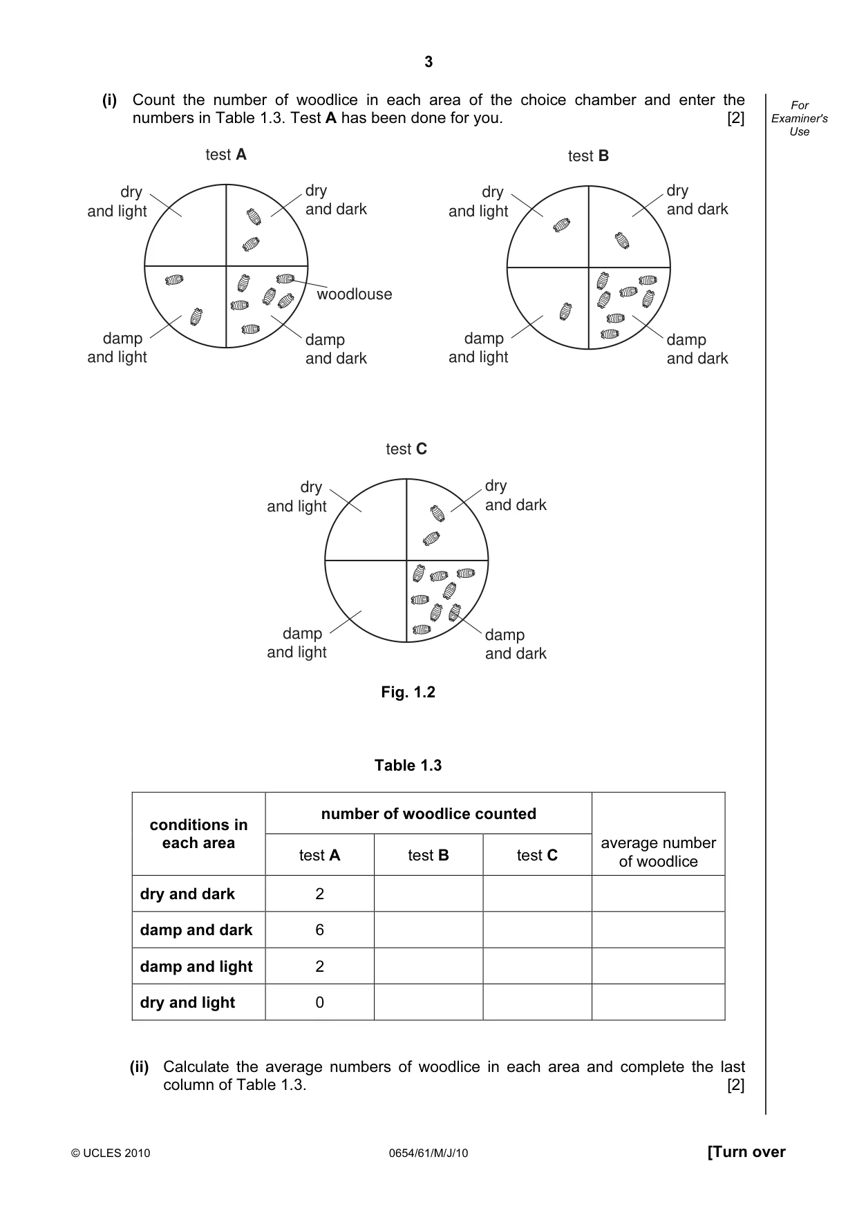 Cambridge IGCSE Sciences - Co-ordinated (Double) 0654 2010 May/June Paper 6 · Variant 1 question paper, page 3 of 20