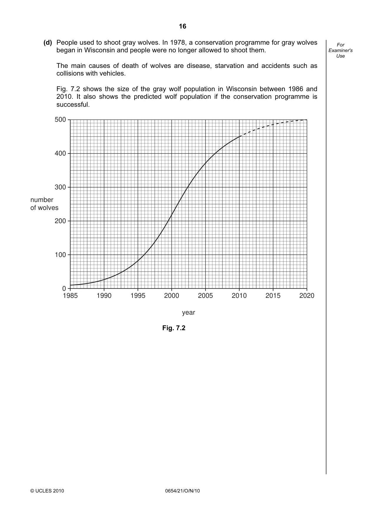 Cambridge IGCSE Sciences - Co-ordinated (Double) 0654 2010 Oct/Nov Paper 2 · Variant 1 question paper, page 16 of 28