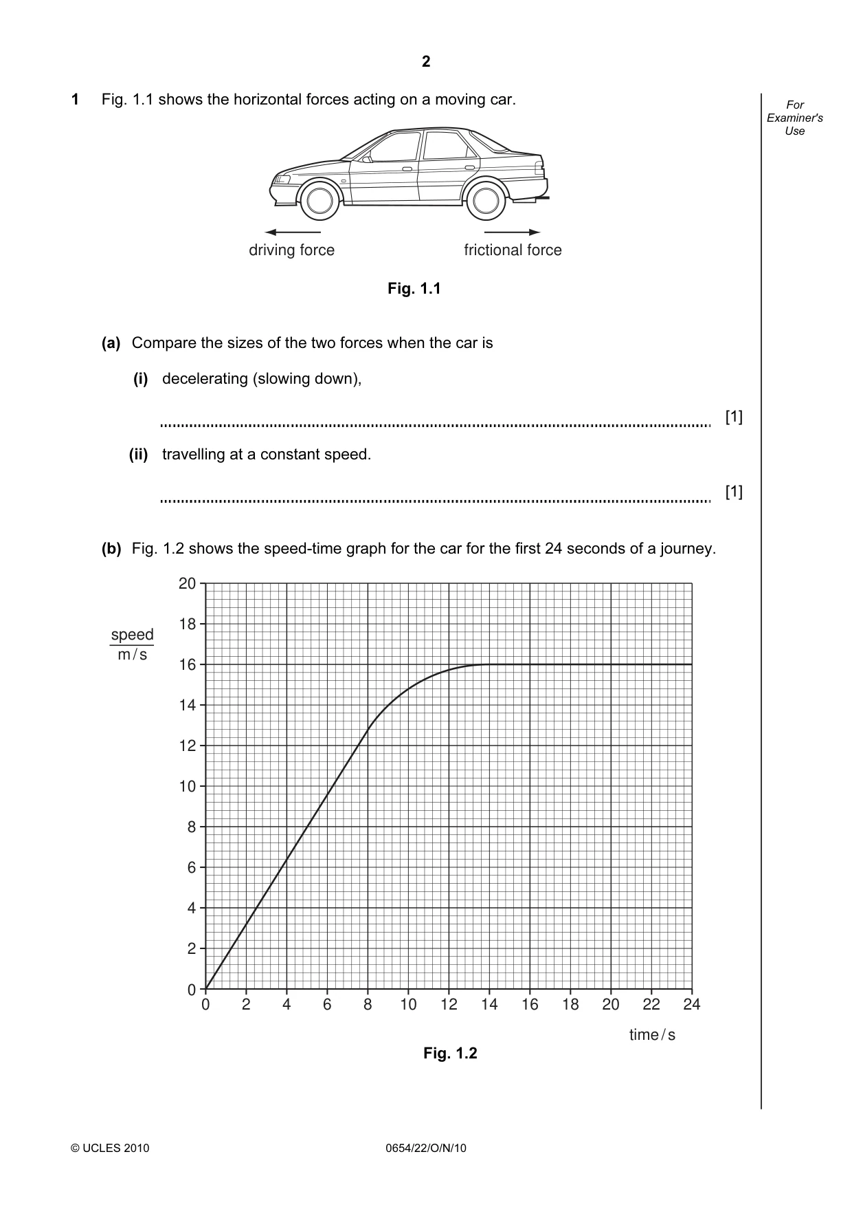 Cambridge IGCSE Sciences - Co-ordinated (Double) 0654 2010 Oct/Nov Paper 2 · Variant 2 question paper, page 2 of 24