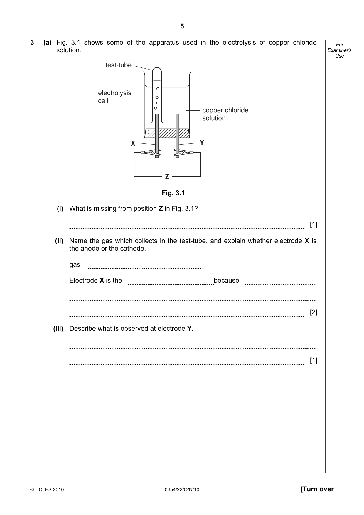 Cambridge IGCSE Sciences - Co-ordinated (Double) 0654 2010 Oct/Nov Paper 2 · Variant 2 question paper, page 5 of 24