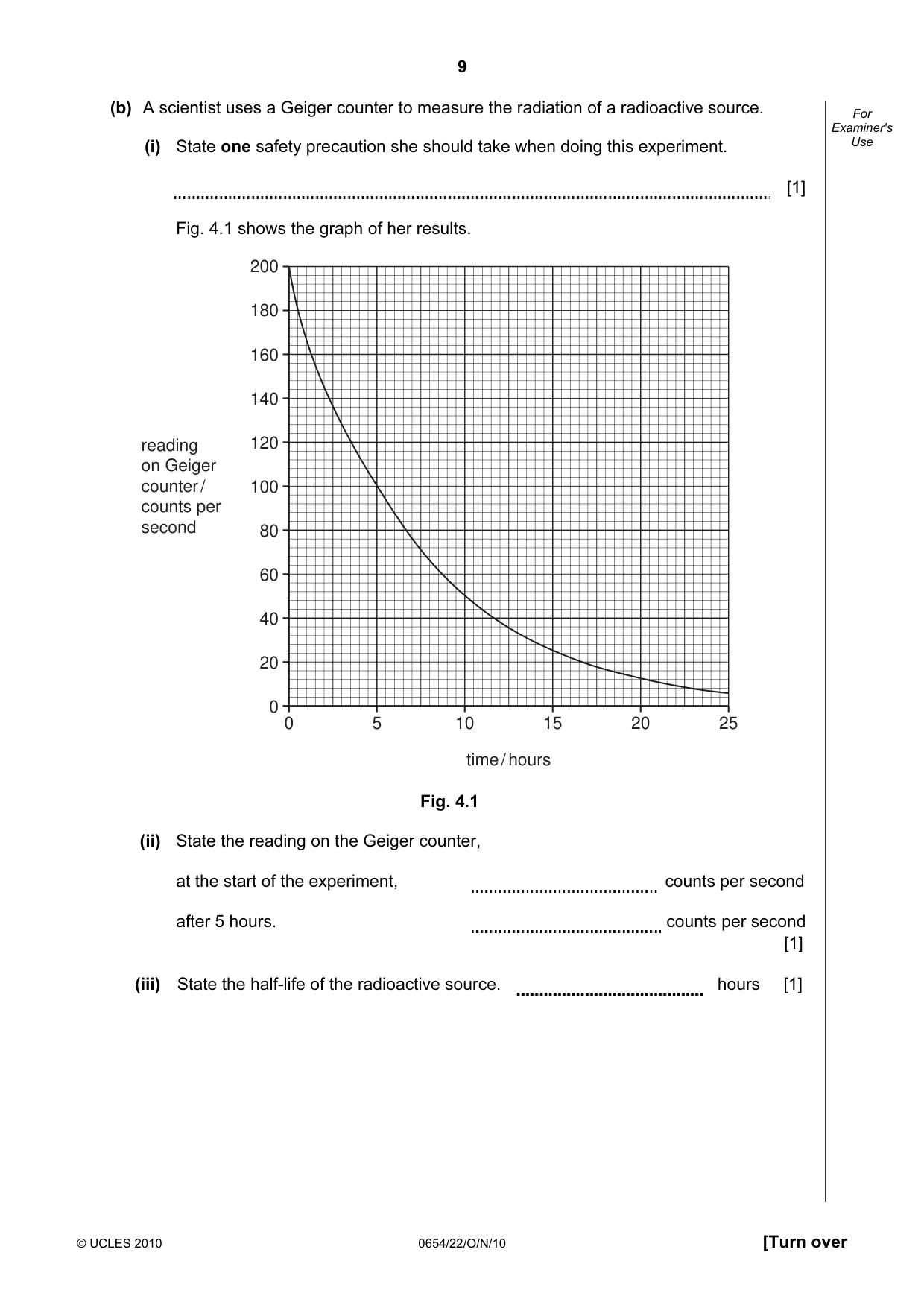 Cambridge IGCSE Sciences - Co-ordinated (Double) 0654 2010 Oct/Nov Paper 2 · Variant 2 question paper, page 9 of 24